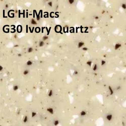 Lg hi macs g30 ivory quartz